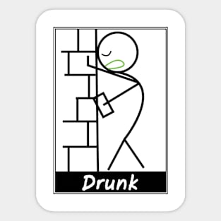 Drunk Sticker